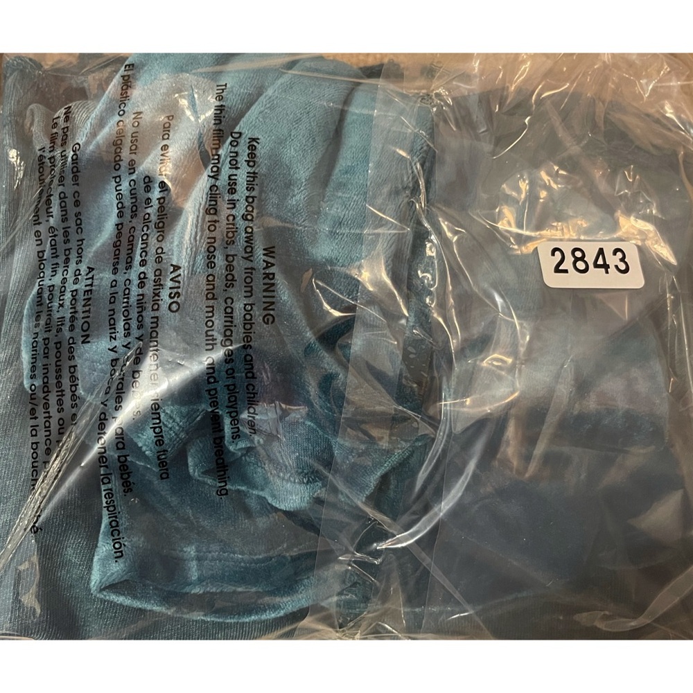 Free People Sleeves Glorious Sleeves Pullover Teal Velvet Sleeve Sweater NWT XS - Picture 12 of 14